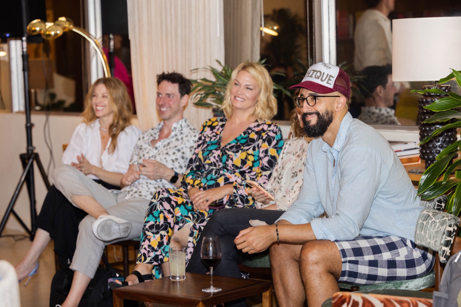 Guests seated together at a private Creatricity dinner
