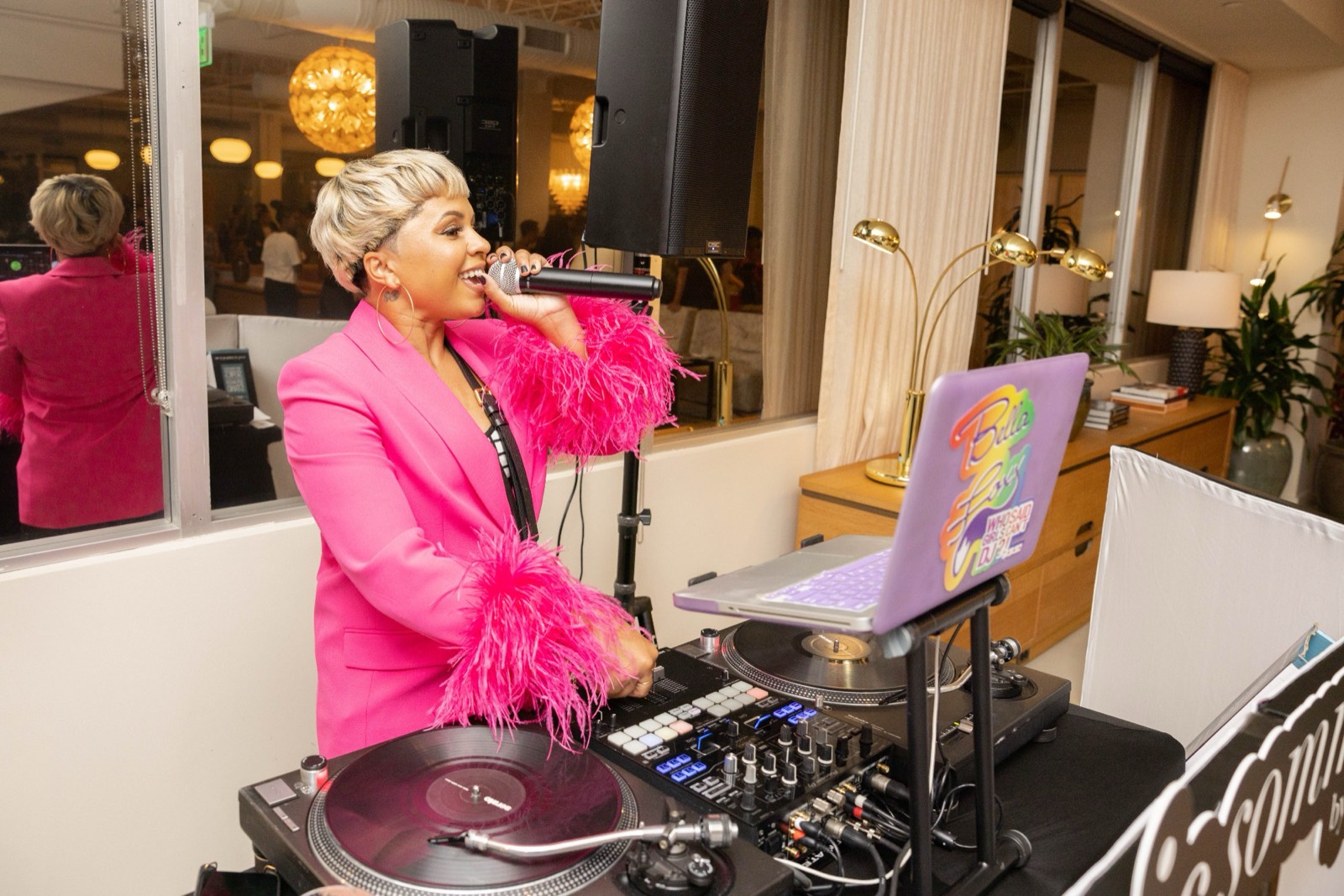 A DJ performing at a Creatricity gathering